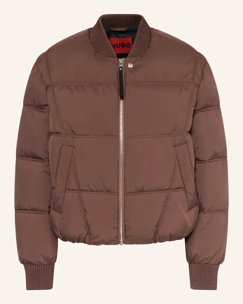 HUGO BOSS Steppjacke Federella braun Dunkelbraun