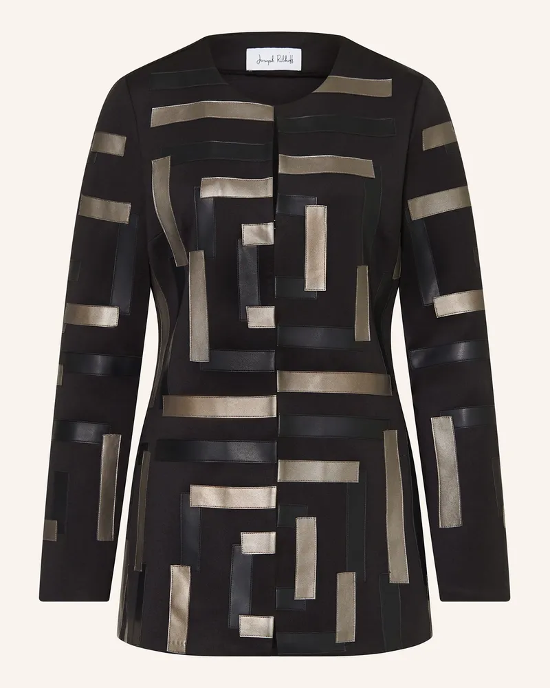 Joseph Ribkoff Kastenjacke schwarz Schwarz