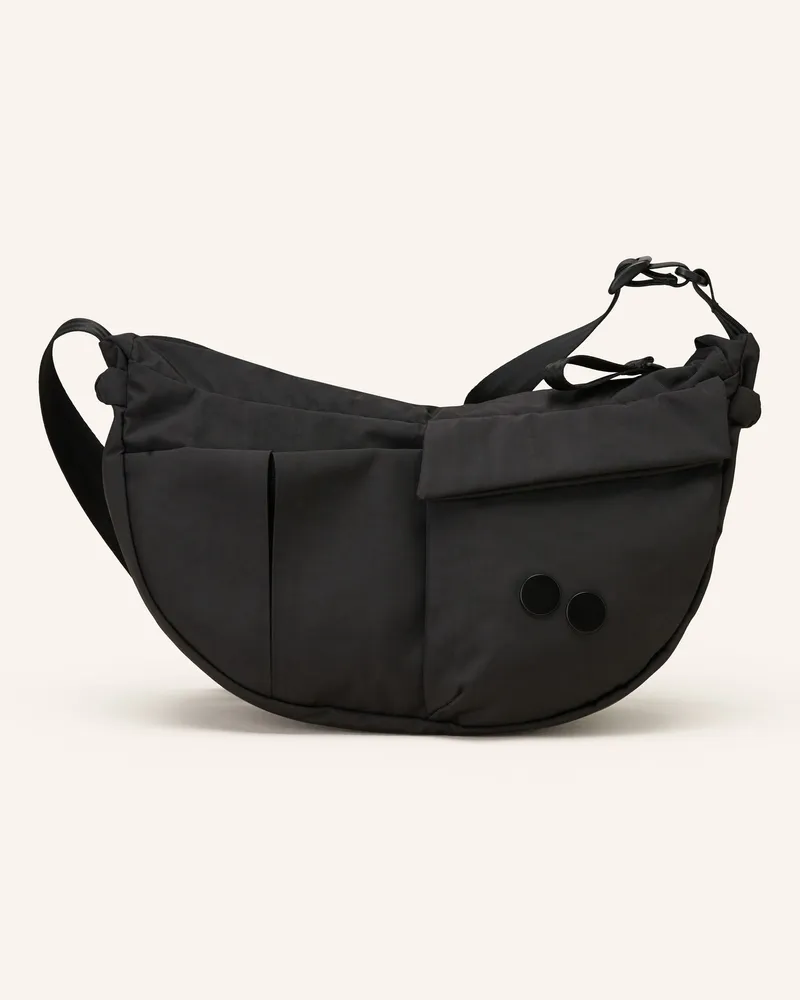 pinqponq Schultertasche Krumm schwarz Schwarz