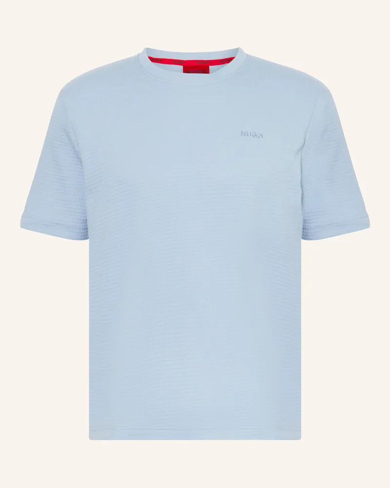 HUGO BOSS Schlafshirt AUSTIN Hellblau