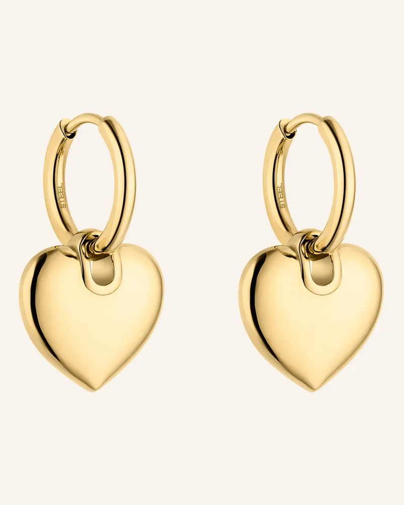 S.Oliver Creolen  aus  Edelstahl Gold