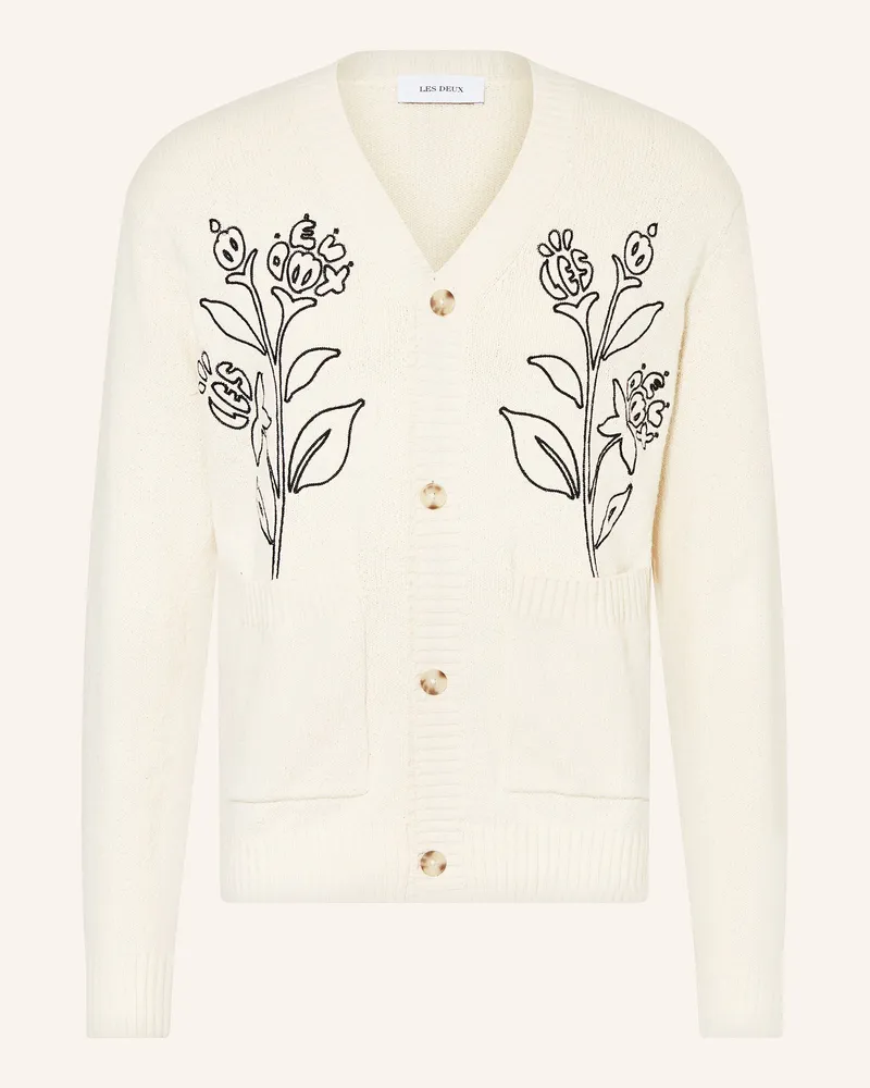 LES DEUX Strickjacke BRAD Ecru