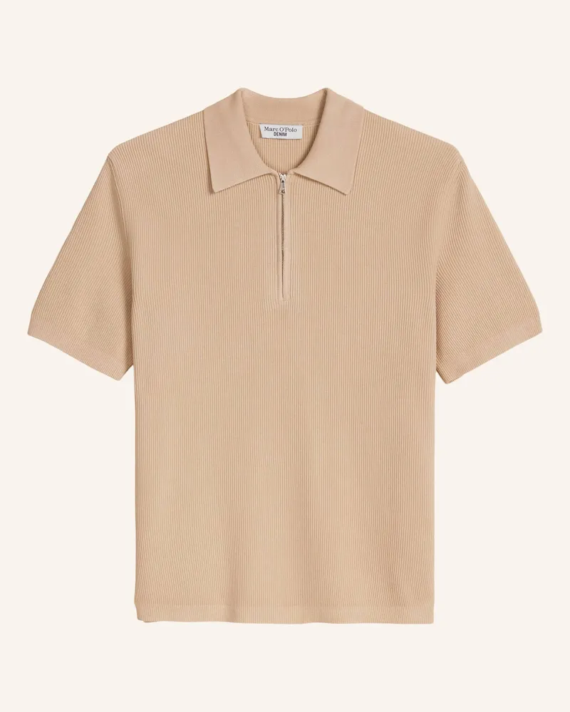 Marc O'Polo Strick-Poloshirt beige Beige