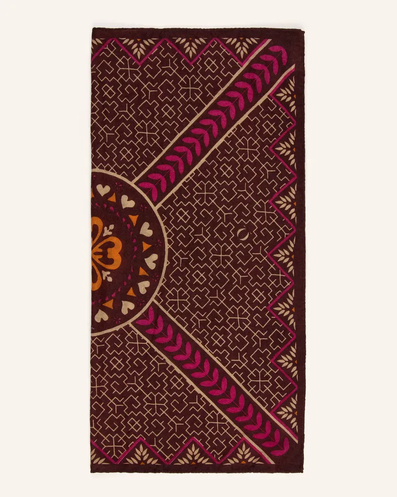 Puschoen Cashmere-Tuch braun Dunkelbraun