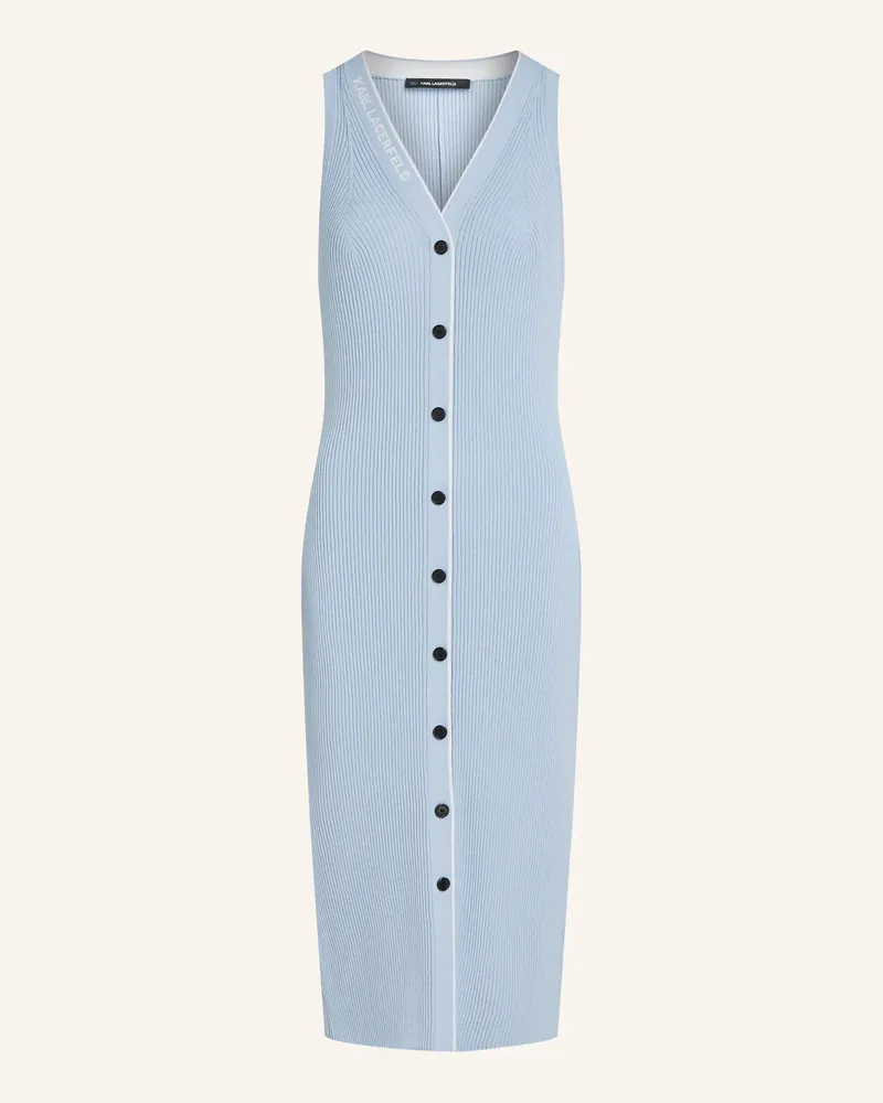 Karl Lagerfeld Kleid blau Hellblau