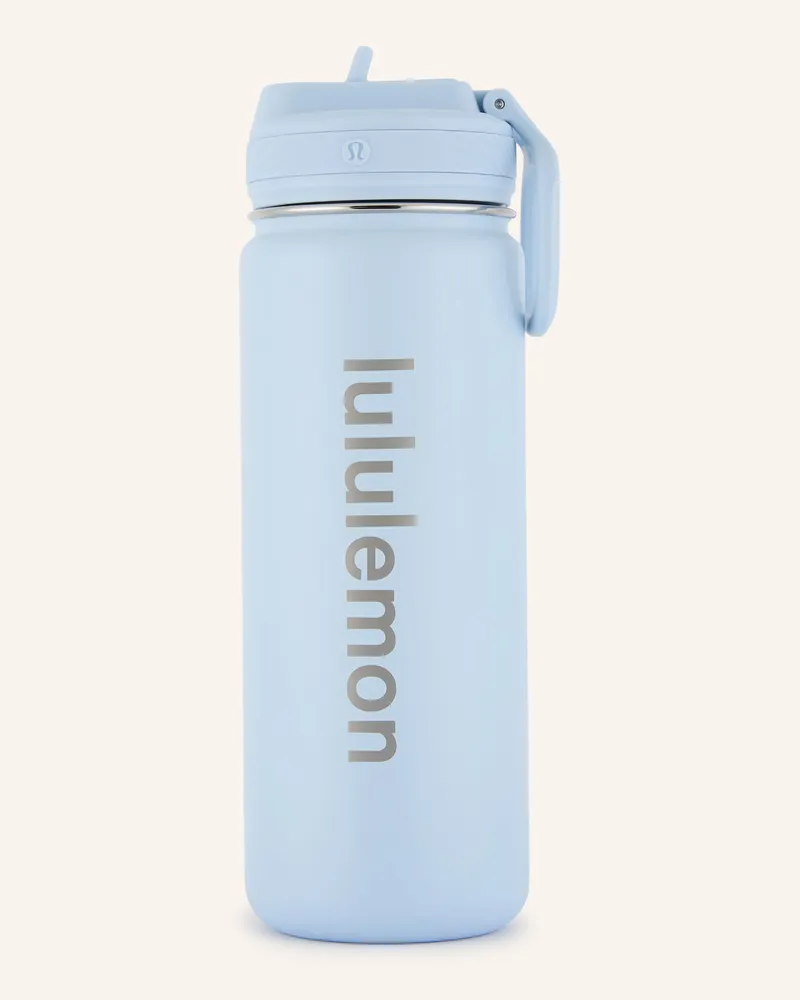 LULULEMON Isolierflasche Back To Life blau Hellblau