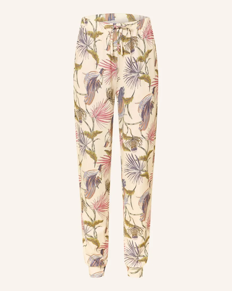 Calida Schlafhose weiss Creme