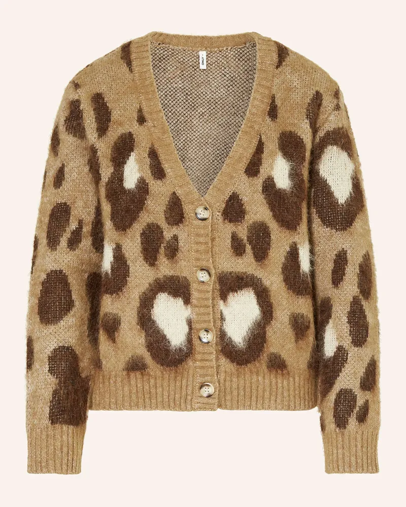 only Strickjacke braun Beige