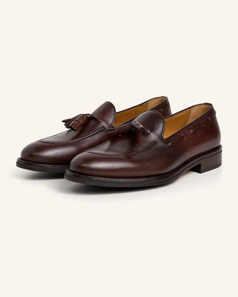 Hackett Loafer Mayfair Crust braun Dunkelbraun