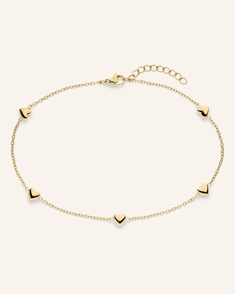 S.Oliver Fußkette  Aus  Edelstahl gold Gold