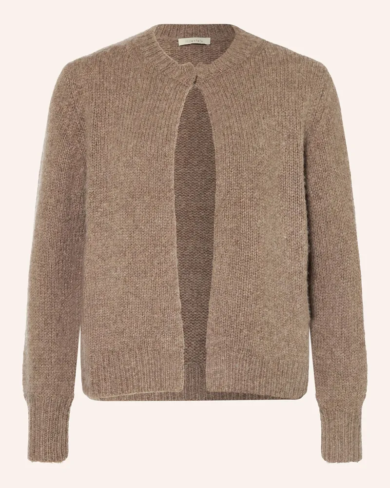 lilienfels Strickjacke Braun