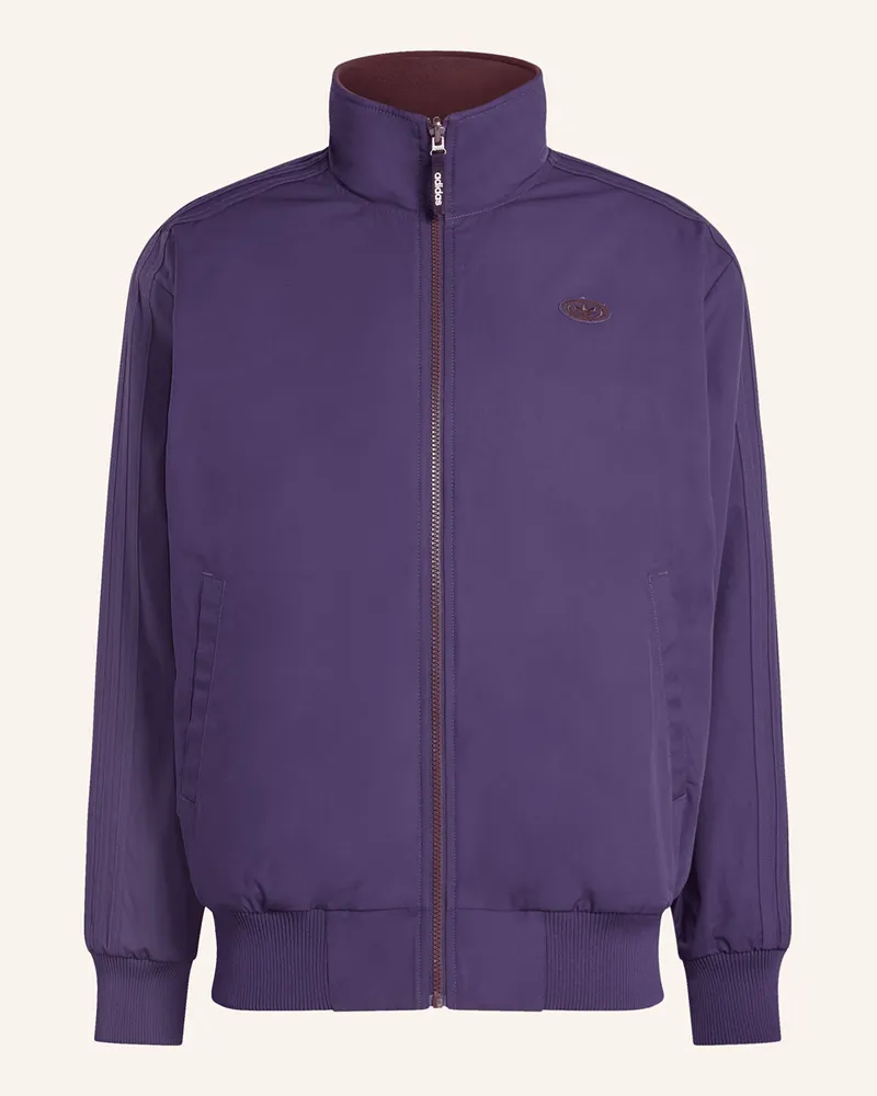 adidas Fleecejacke Firebird  Zum Wenden lila Dunkellila