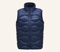 Jr Helium Down Vest Daunenweste blau