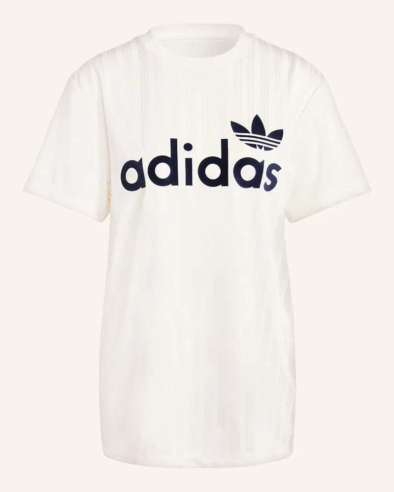 adidas T-Shirt LINEAR GRAPHIC BOYFRIEND Ecru