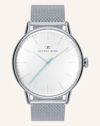 August Berg Armbanduhr Serenity Grau