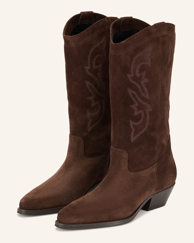 ba&sh Cowboy Boots Claurys braun Dunkelbraun