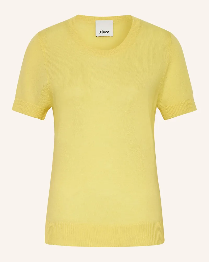 ALLUDE Strickshirt aus Cashmere Gelb
