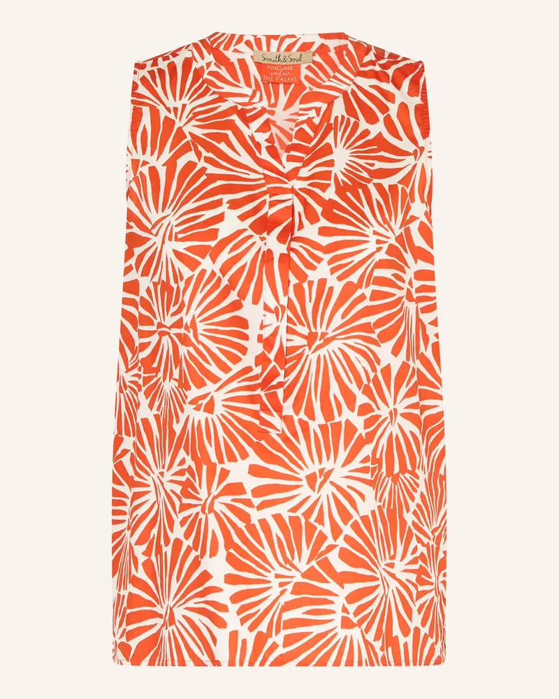 Smith & Soul Bluse rot Creme
