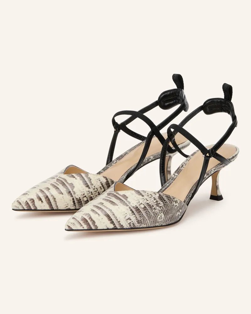 Fendi Slingpumps beige Creme