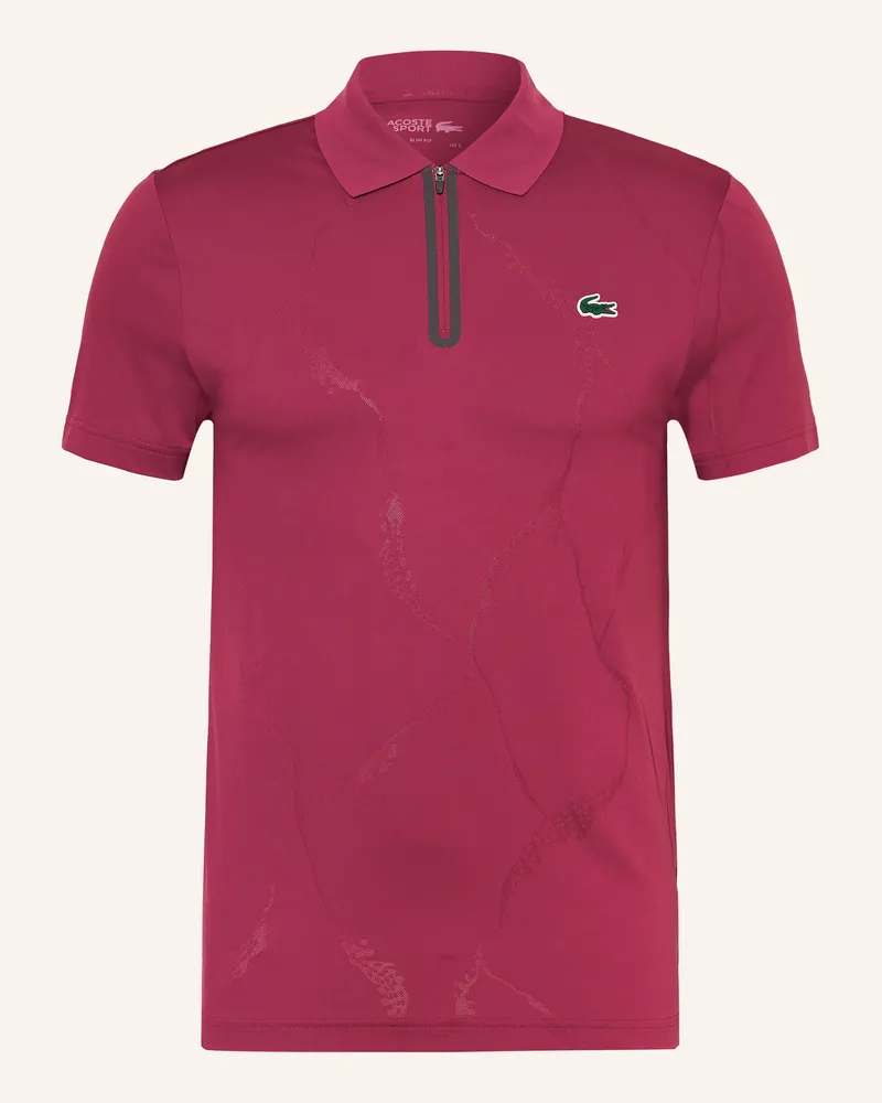 Lacoste Funktions-Poloshirt Slim Fit pink Fuchsia