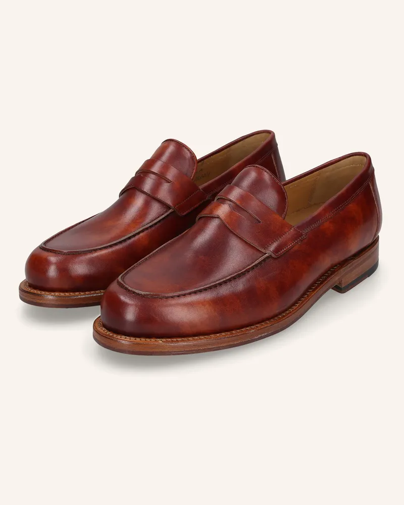 Heinrich Dinkelacker Slipper WIEN PLAIN TC Braun