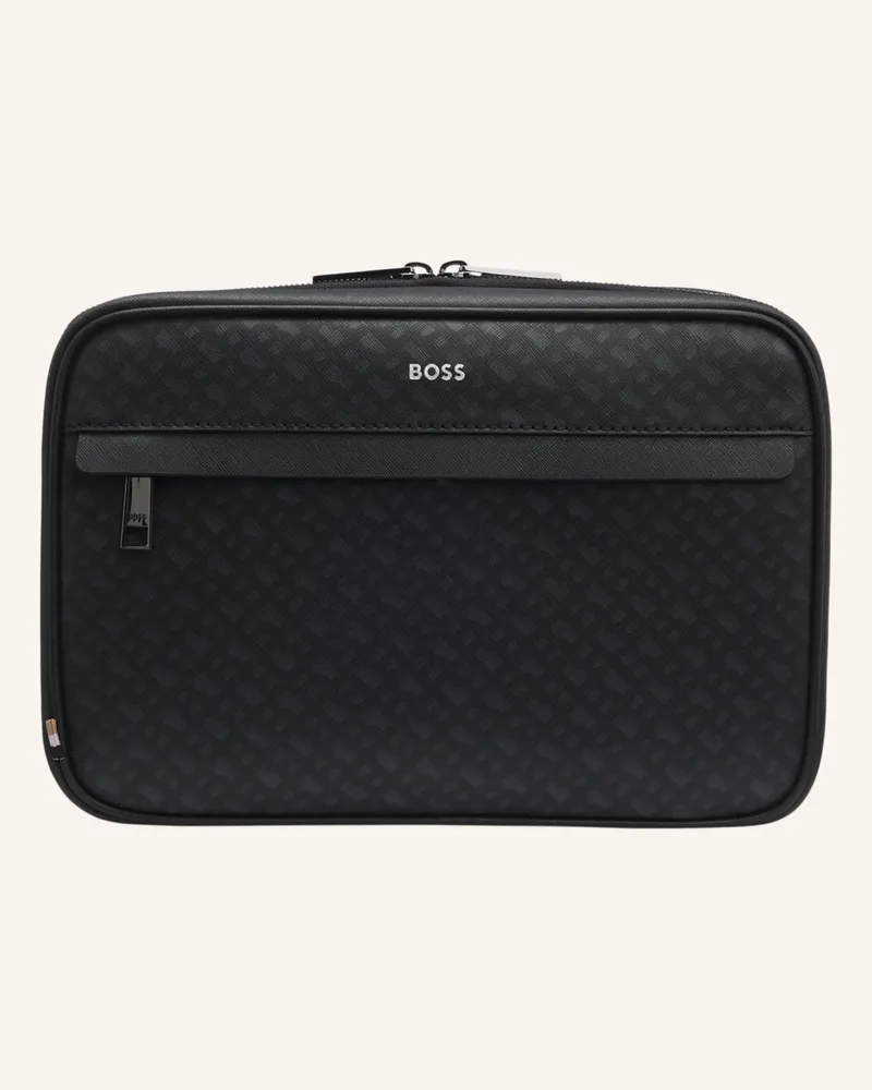 HUGO BOSS Waschbeutel ZAIR_MN_WASHBAG Schwarz