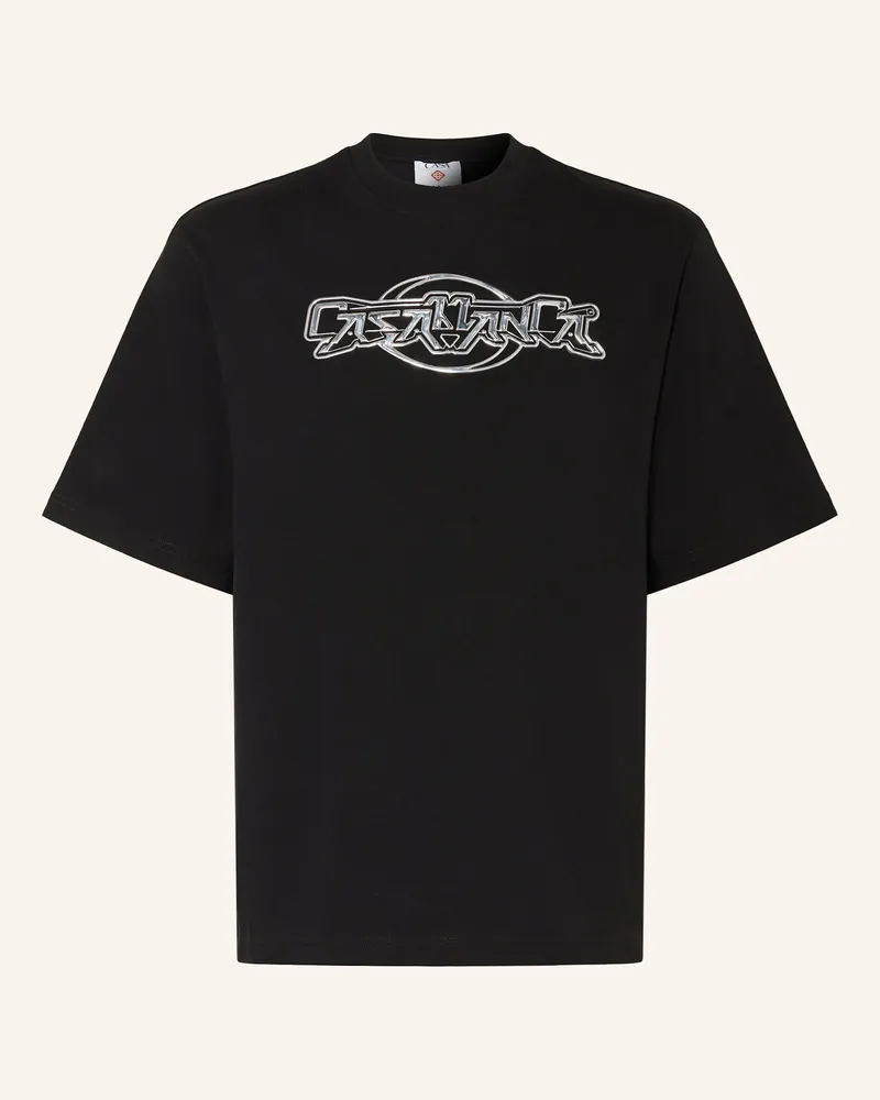 Casablanca Paris Oversized-Shirt Schwarz