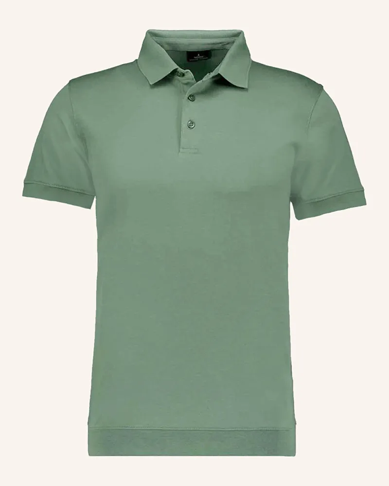 Ragman Jersey-Poloshirt Dunkelgrün