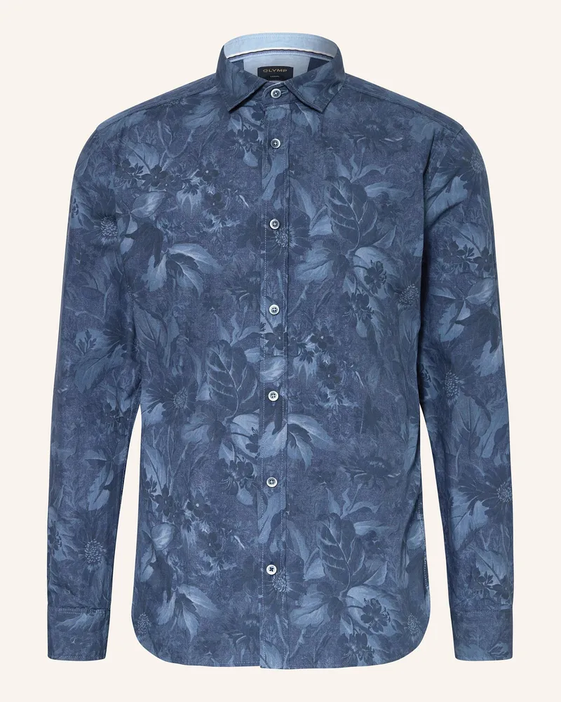 Olymp Hemd Casual Regular Fit blau Blau