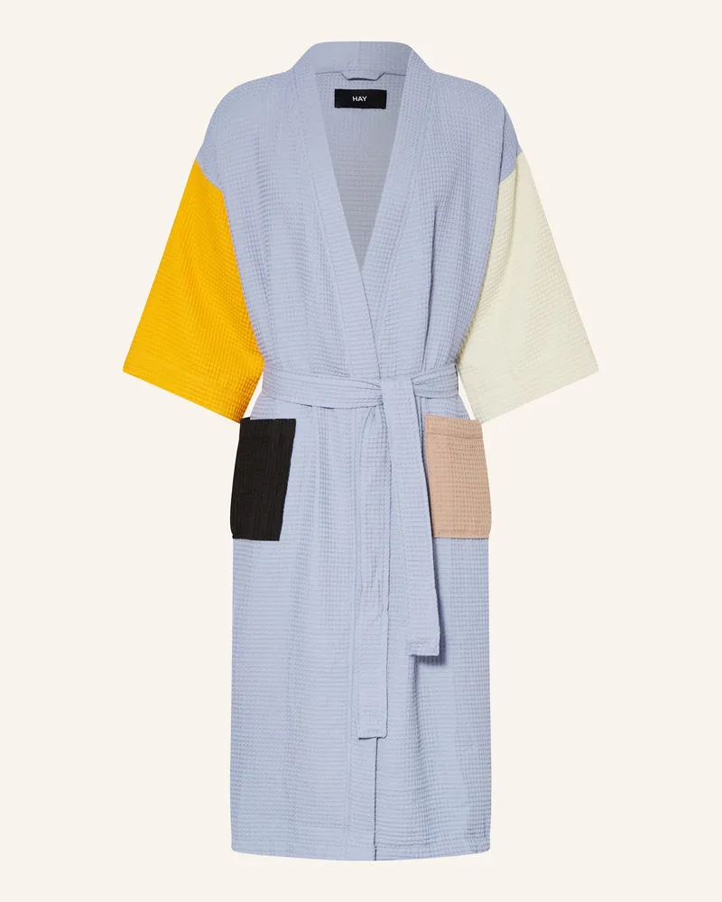 Hay Unisex-Kimono WAFFLE Hellblau