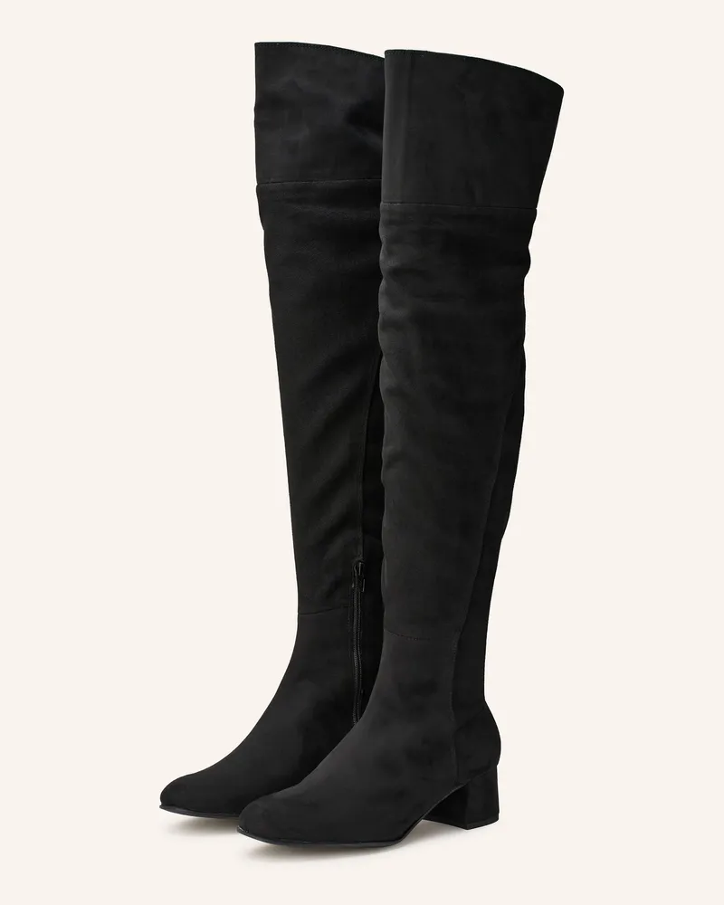 Unisa Overknee-Stiefel Lior schwarz Schwarz