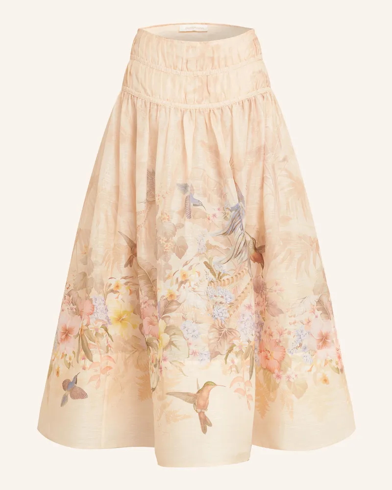 Zimmermann Rock Illuminate Drawn Mit Leinen Und Seide orange Hellorange