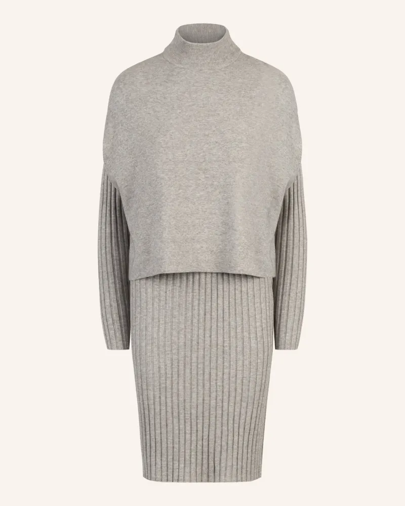 Apart Strick Set Grau