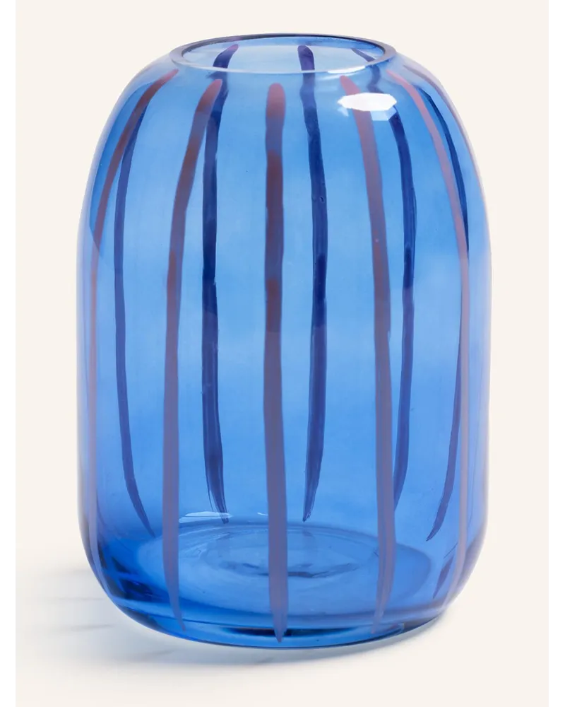 &k amsterdam Vase SWEEP Blau