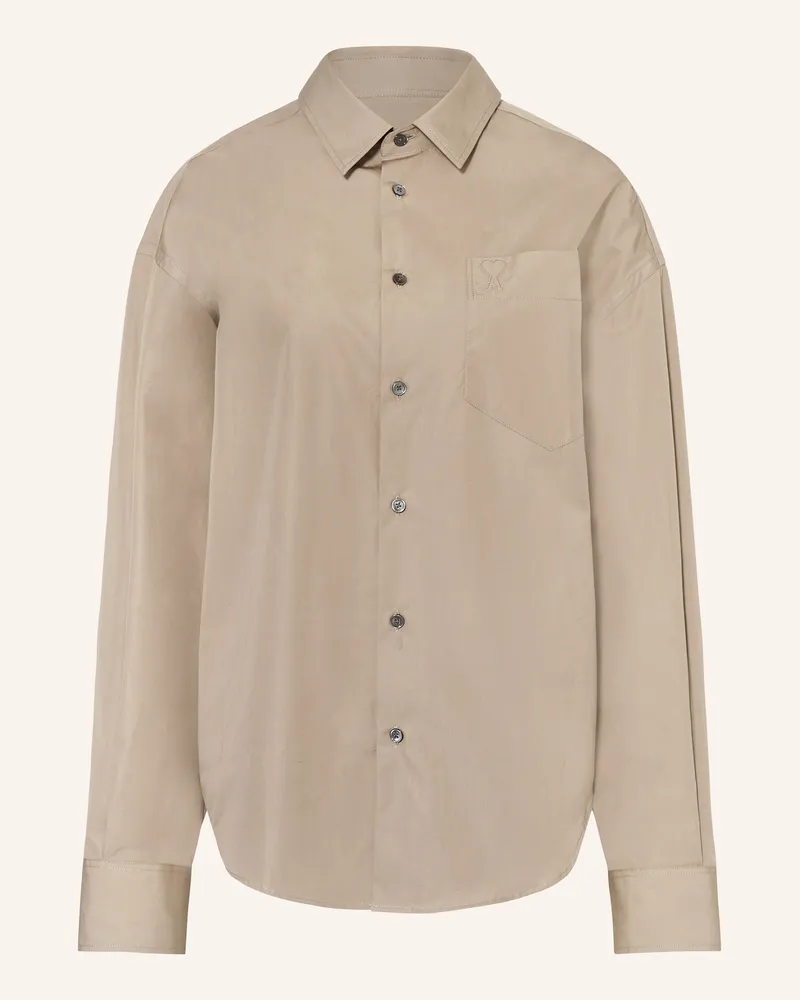 AMI Paris Hemdbluse Taupe