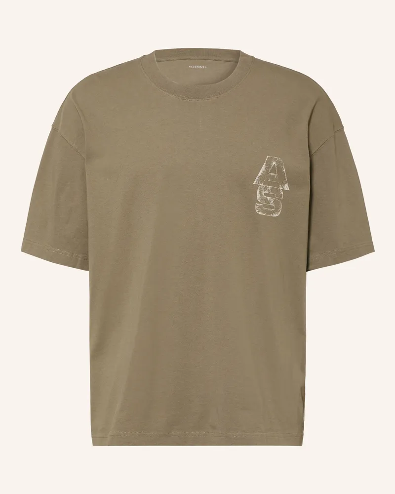 AllSaints T-Shirt Roller gruen Khaki