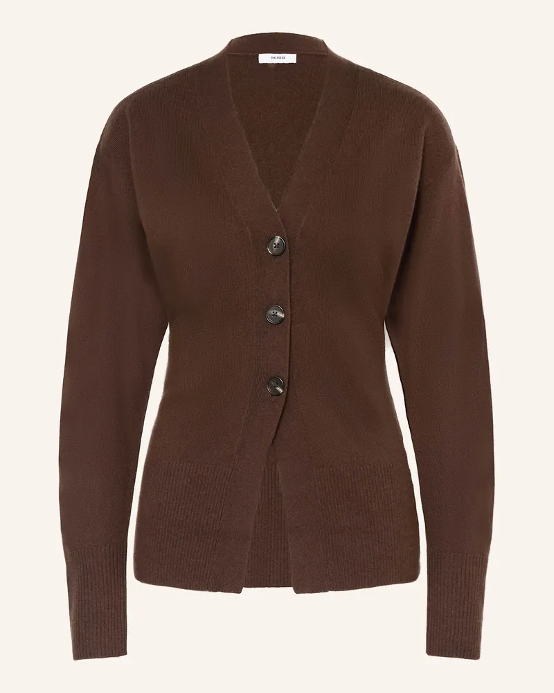 Reiss Strickjacke TYLA Dunkelbraun