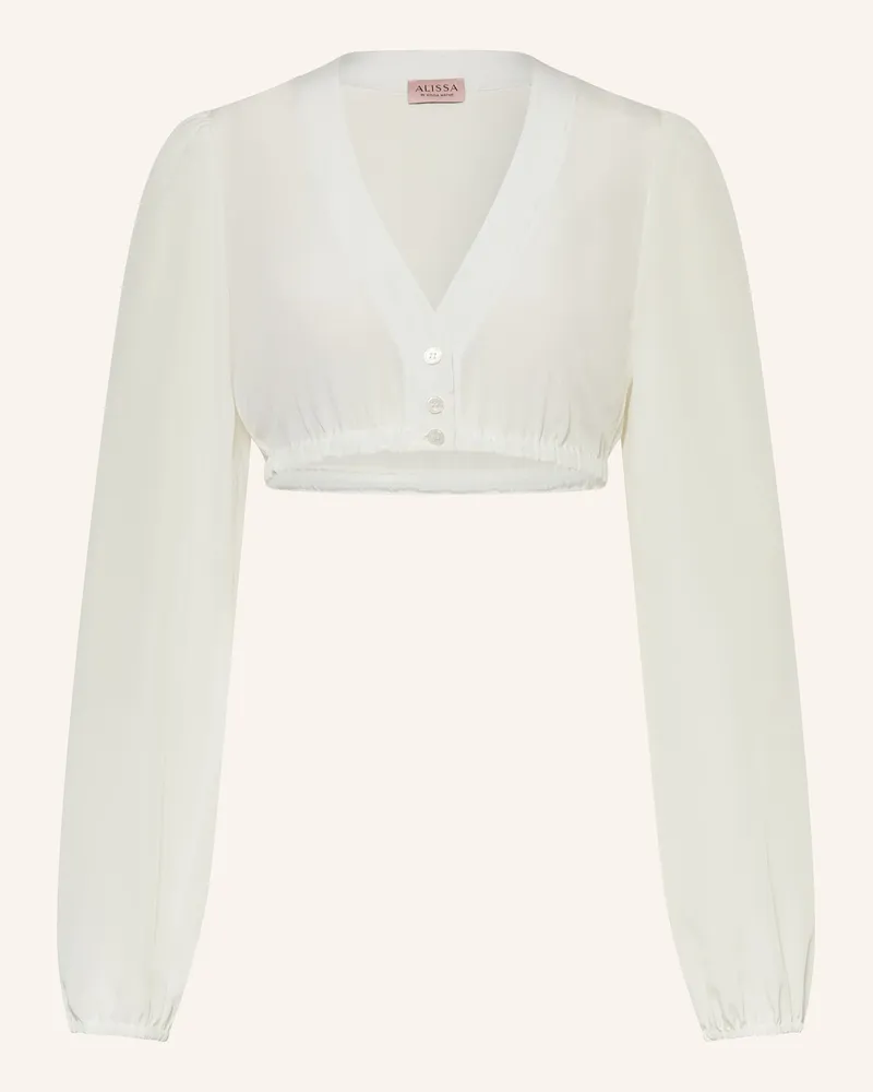 KINGA MATHE Dirndlbluse Lea weiss Weiss