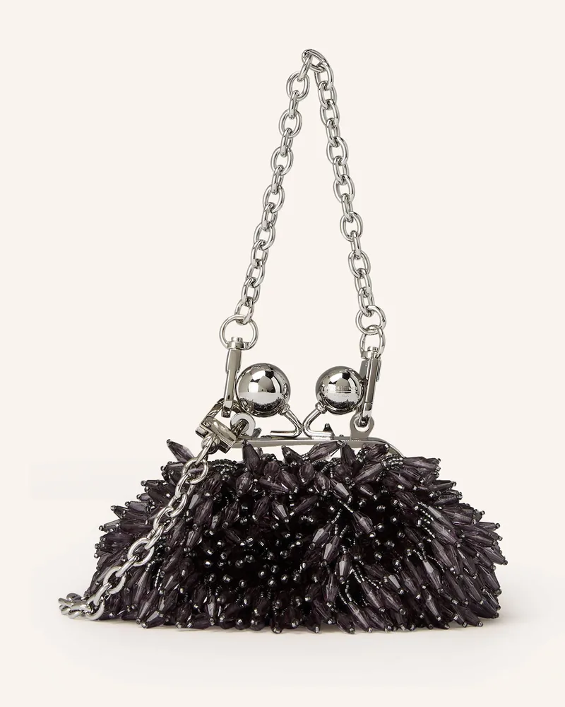 Max Mara Clutch Alfio schwarz Schwarz