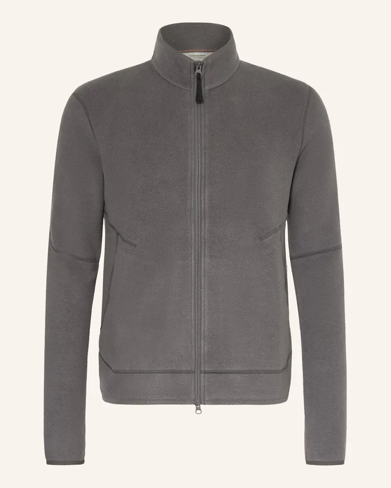 Icebreaker Fleecejacke Mer 800 Class Pile Mit Merinowolle grau Dunkelgrau