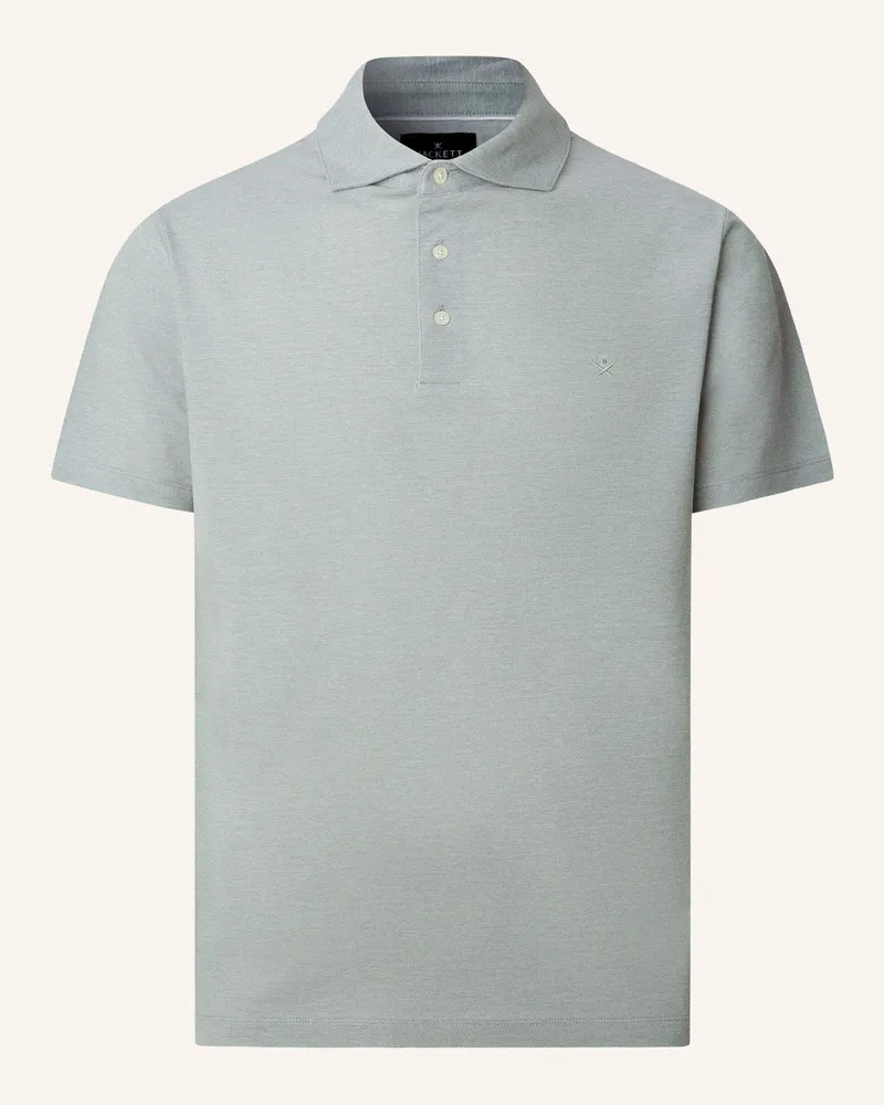 Hackett Poloshirt Oxford Pique Polo Ss gruen Grün