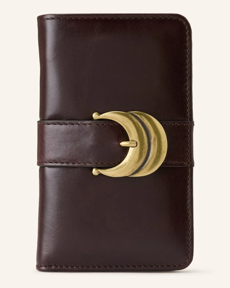 ba&sh Geldbörse YOUYOU Dunkelbraun