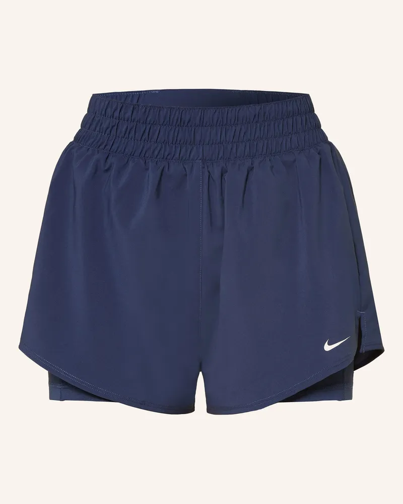 Nike 2-In-1-Trainingsshorts Dri-Fit One blau Dunkelblau
