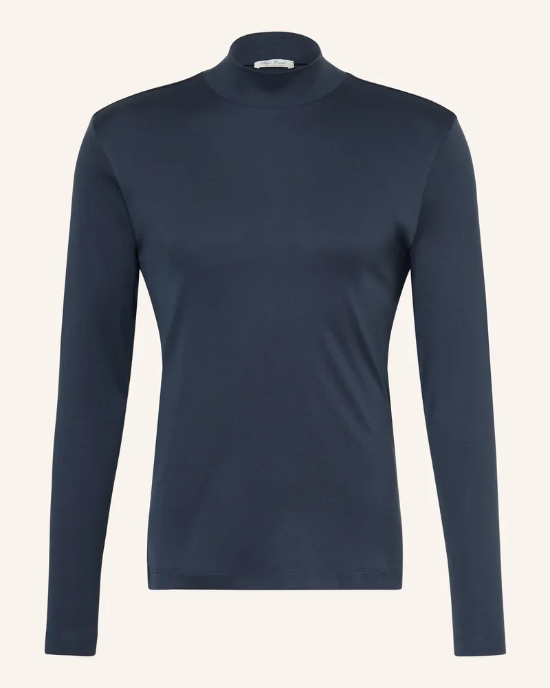 Stefan Brandt Longsleeve Eli blau Dunkelblau