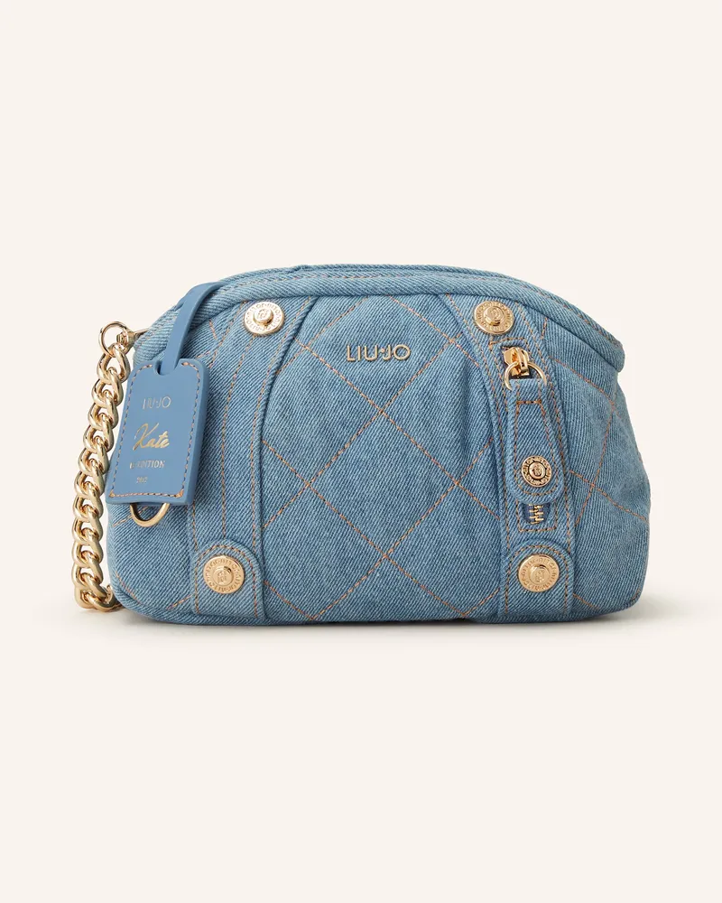 Liu Jo Schultertasche KATE SMALL mit Nieten Hellblau