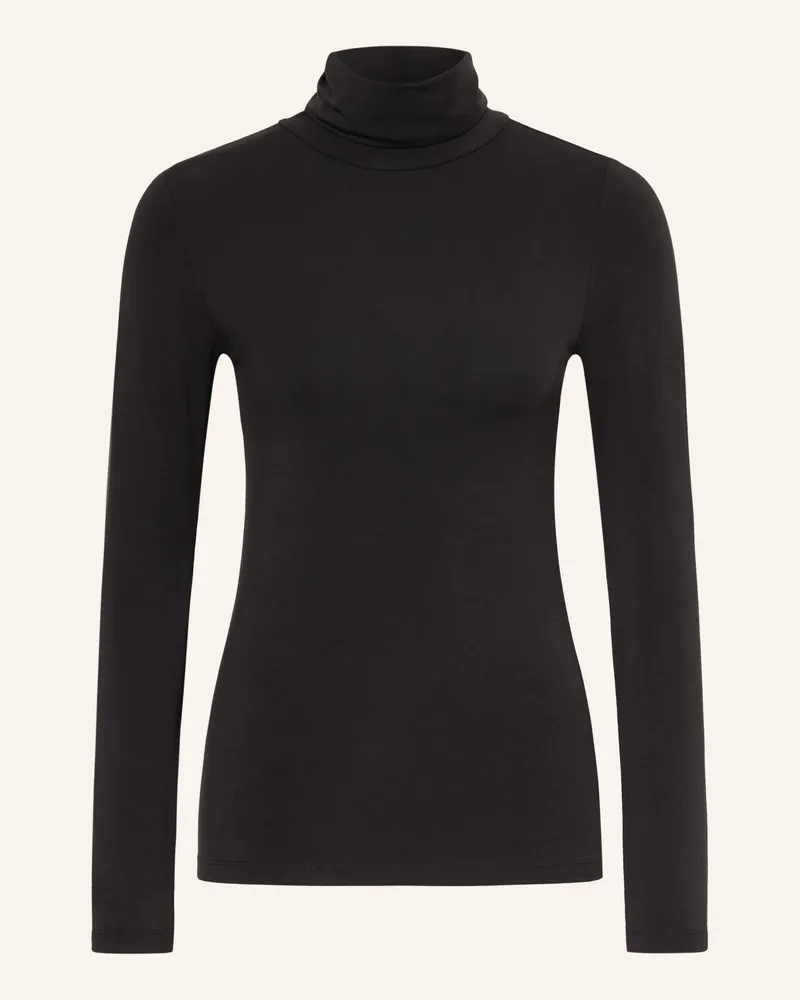 Darling Harbour Rollkragenshirt schwarz Black