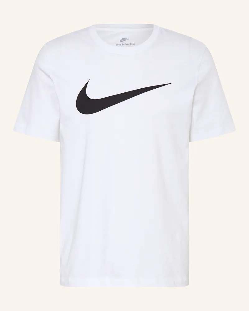 Nike T-Shirt Icon Swoosh weiss Weiss
