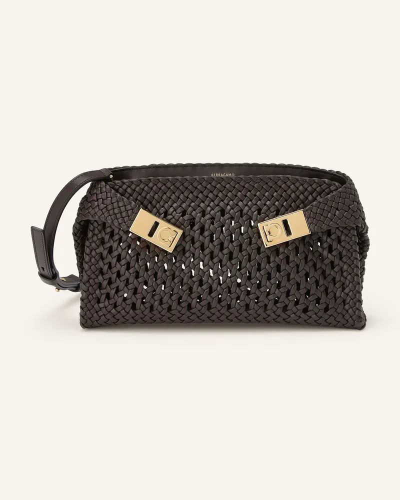 Ferragamo Umhängetasche HUG Dunkelbraun