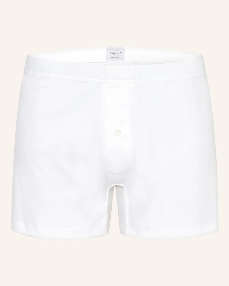 Zimmerli Boxershorts Sea Island weiss Weiss
