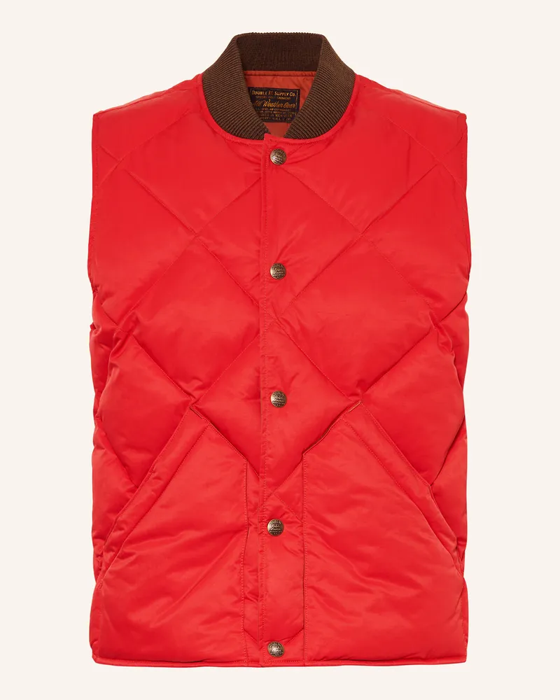 RRL Steppweste Rot